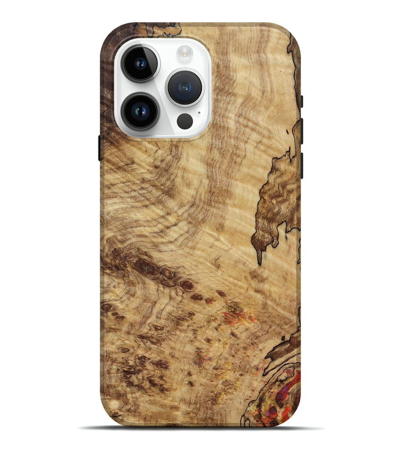 iPhone 15 Pro Max Wood Live Edge Phone Case - Jeffry (Wood Burl, 818263)