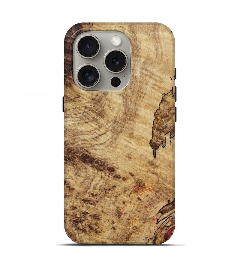 iPhone 16 Pro Wood Live Edge Phone Case - Jeffry (Wood Burl, 818263)