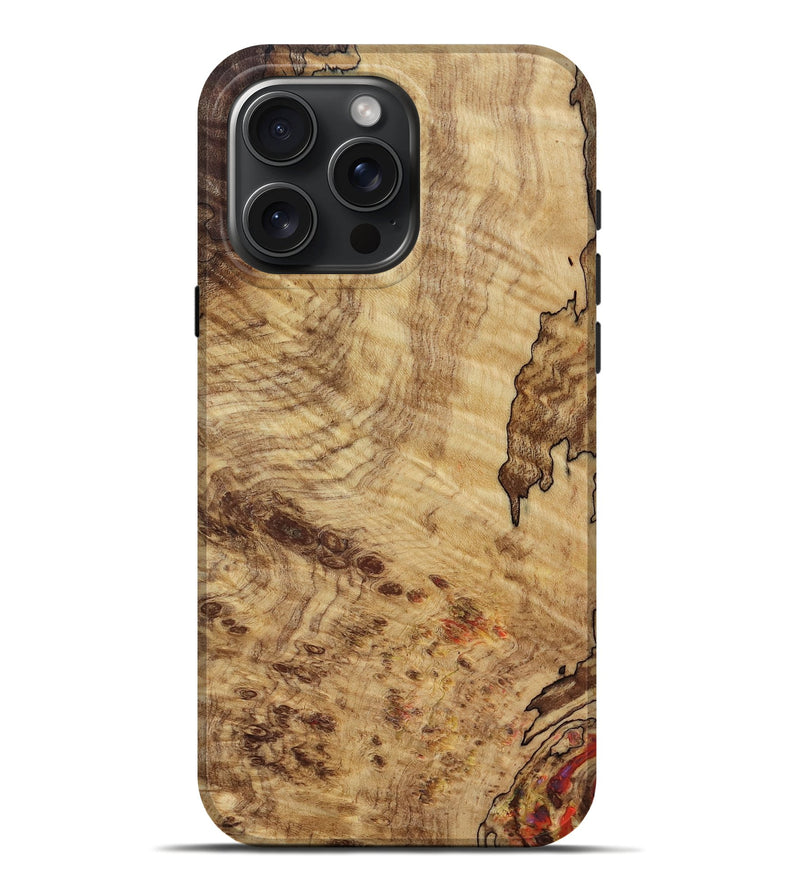 iPhone 16 Pro Max Wood Live Edge Phone Case - Jeffry (Wood Burl, 818263)