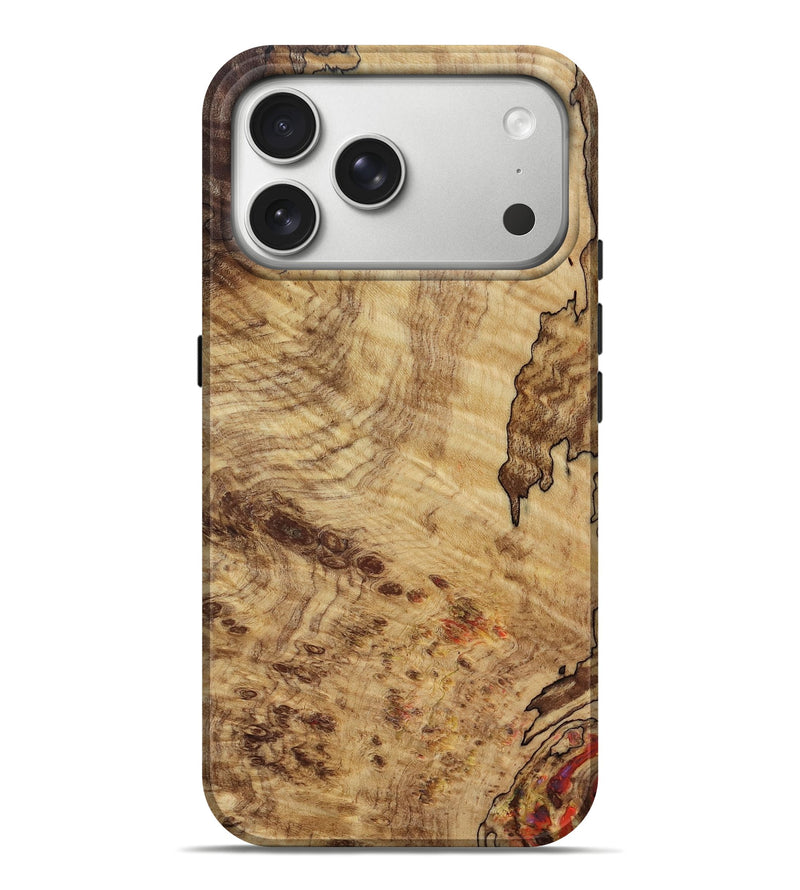 iPhone 17 Pro Max Wood Live Edge Phone Case - Jeffry (Wood Burl, 818263)