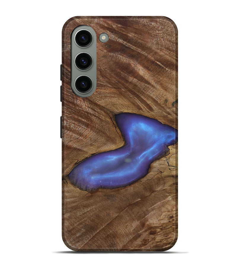 Galaxy S23 Plus Wood Live Edge Phone Case - Atticus (Clear, 818264)