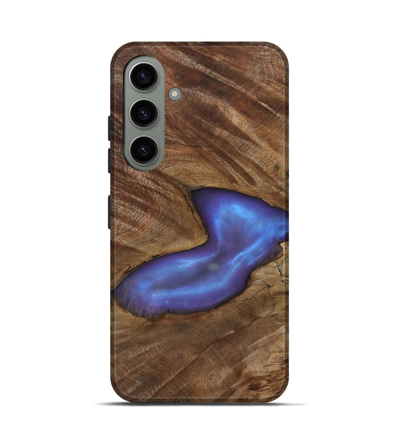 Galaxy S24 Wood Live Edge Phone Case - Atticus (Clear, 818264)