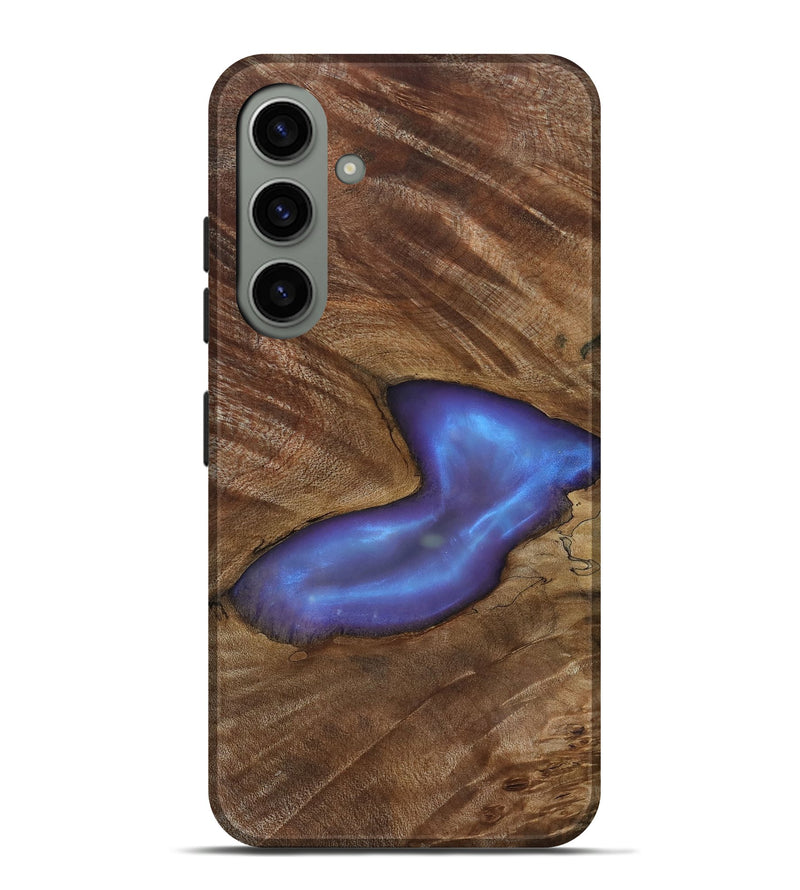 Galaxy S24 Plus Wood Live Edge Phone Case - Atticus (Clear, 818264)