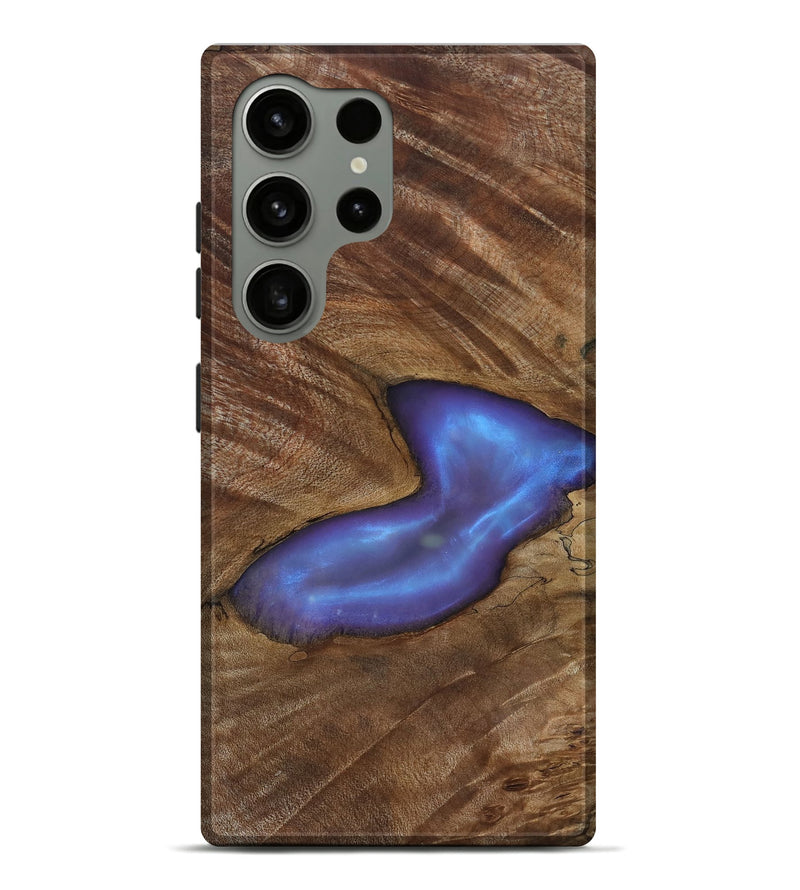 Galaxy S24 Ultra Wood Live Edge Phone Case - Atticus (Clear, 818264)
