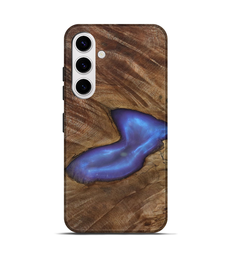 Galaxy S25 Wood Live Edge Phone Case - Atticus (Clear, 818264)