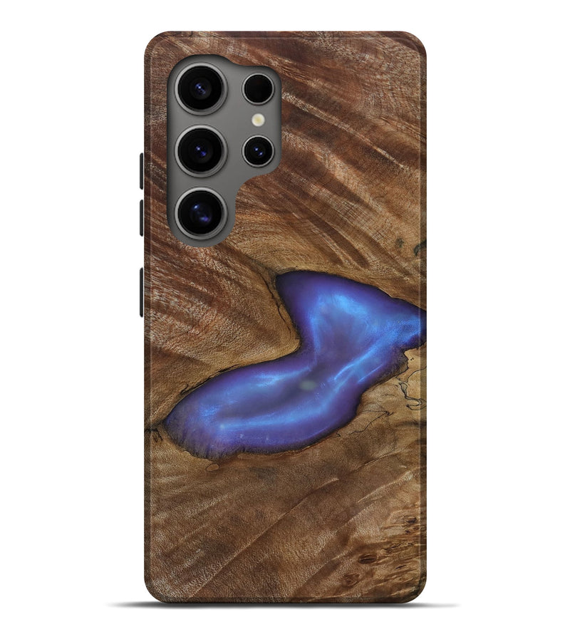 Galaxy S25 Ultra Wood Live Edge Phone Case - Atticus (Clear, 818264)