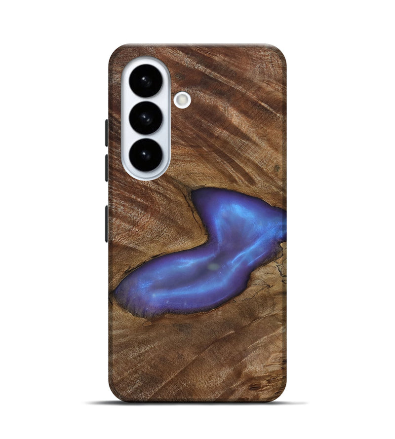 Galaxy S26 Wood Live Edge Phone Case - Atticus (Clear, 818264)