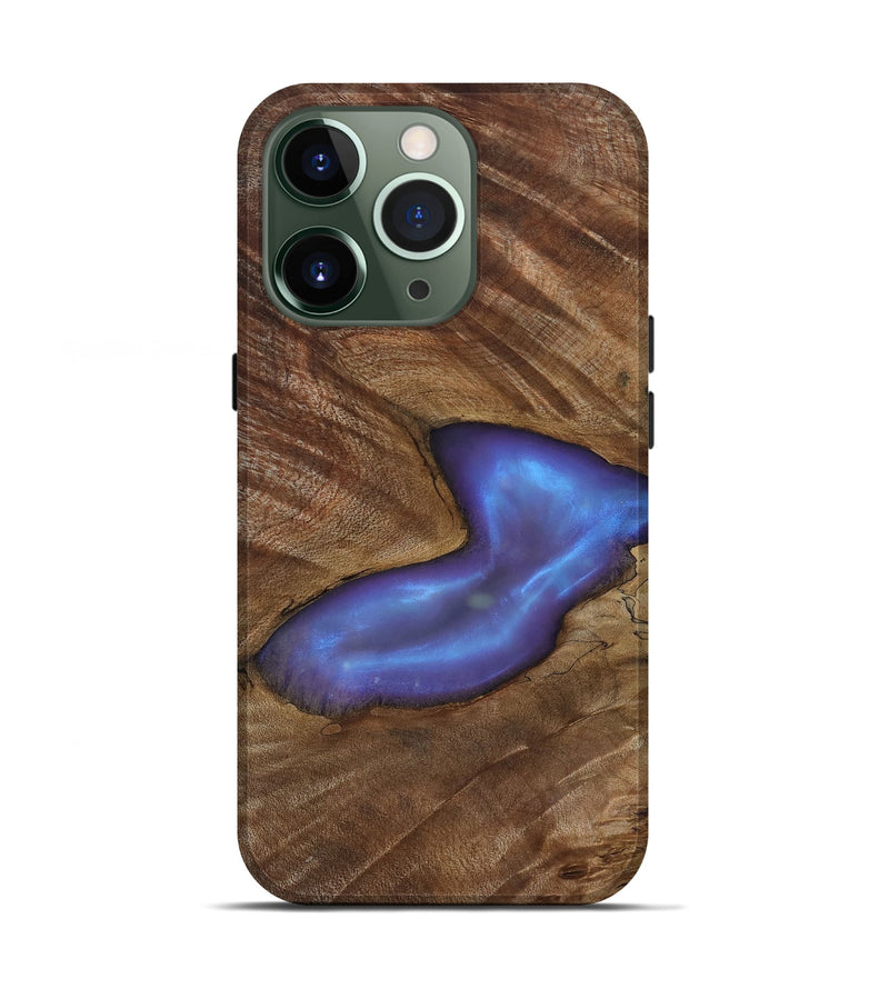 iPhone 13 Pro Wood Live Edge Phone Case - Atticus (Clear, 818264)