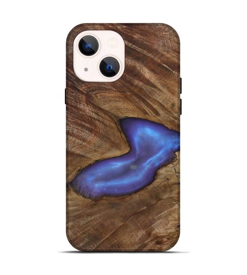 iPhone 14 Wood Live Edge Phone Case - Atticus (Clear, 818264)