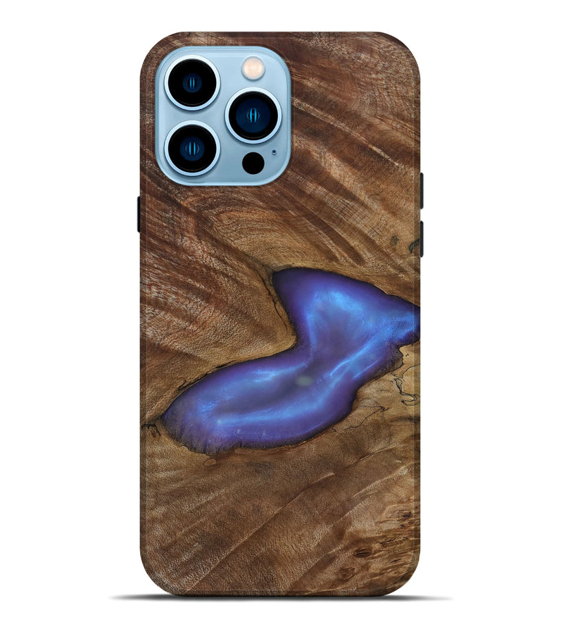 iPhone 14 Pro Max Wood Live Edge Phone Case - Atticus (Clear, 818264)