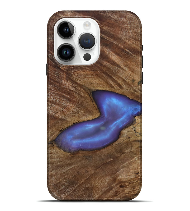 iPhone 15 Pro Max Wood Live Edge Phone Case - Atticus (Clear, 818264)