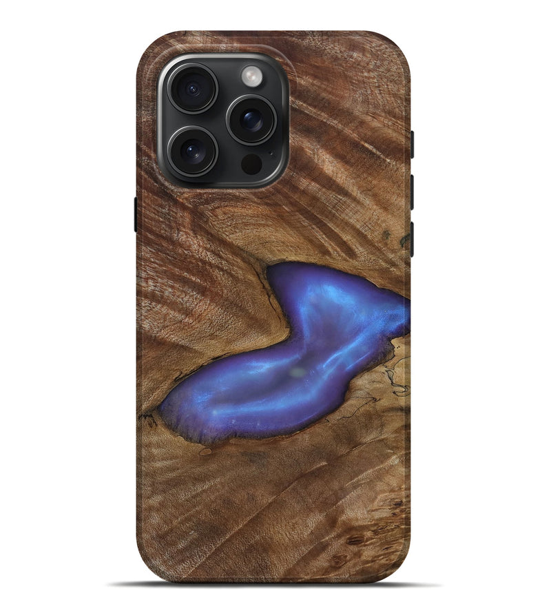 iPhone 16 Pro Max Wood Live Edge Phone Case - Atticus (Clear, 818264)