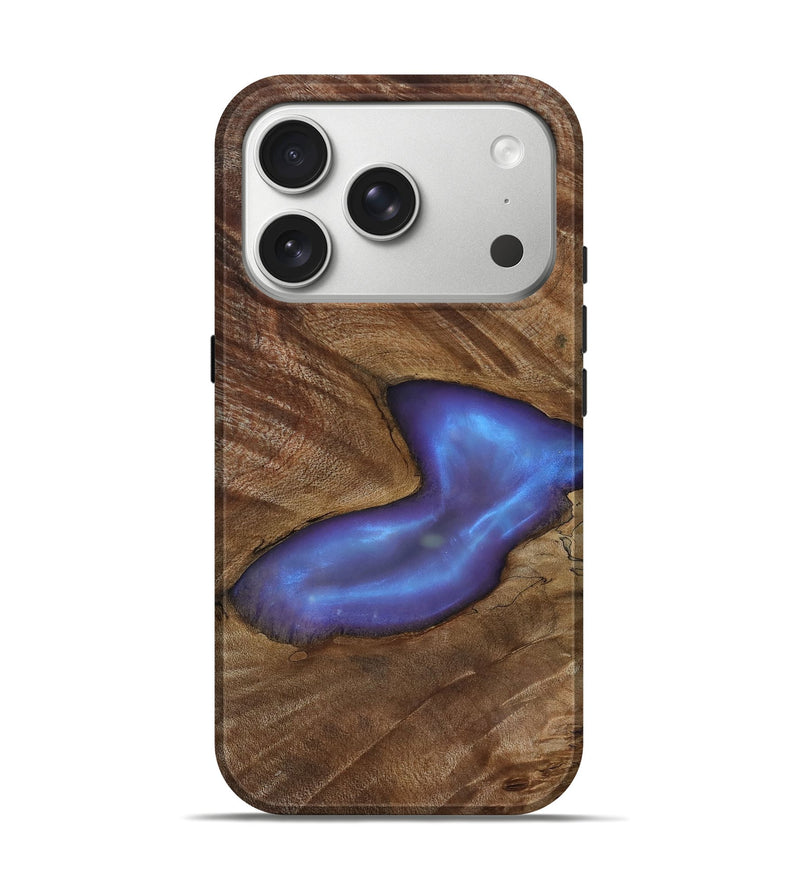 iPhone 17 Pro Wood Live Edge Phone Case - Atticus (Clear, 818264)