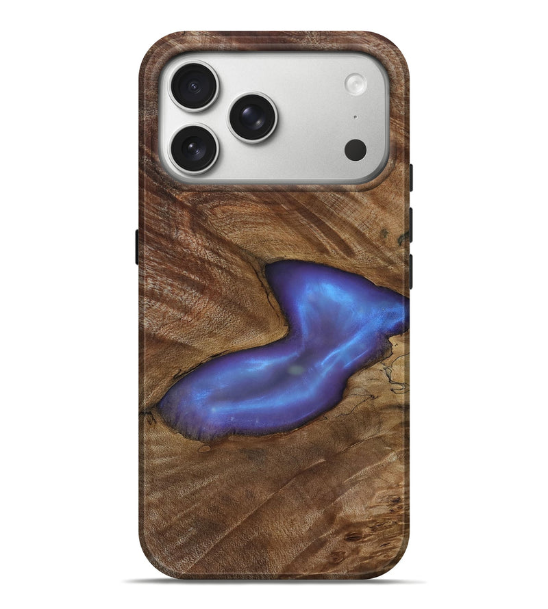 iPhone 17 Pro Max Wood Live Edge Phone Case - Atticus (Clear, 818264)