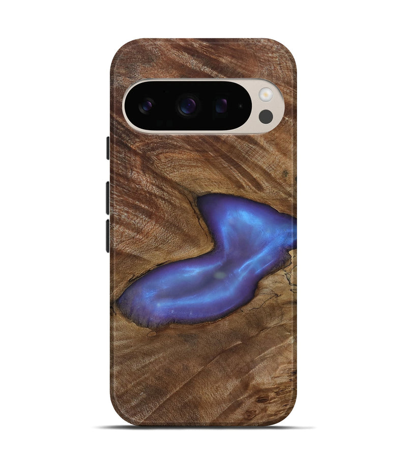 Pixel 10 Pro Wood Live Edge Phone Case - Atticus (Clear, 818264)
