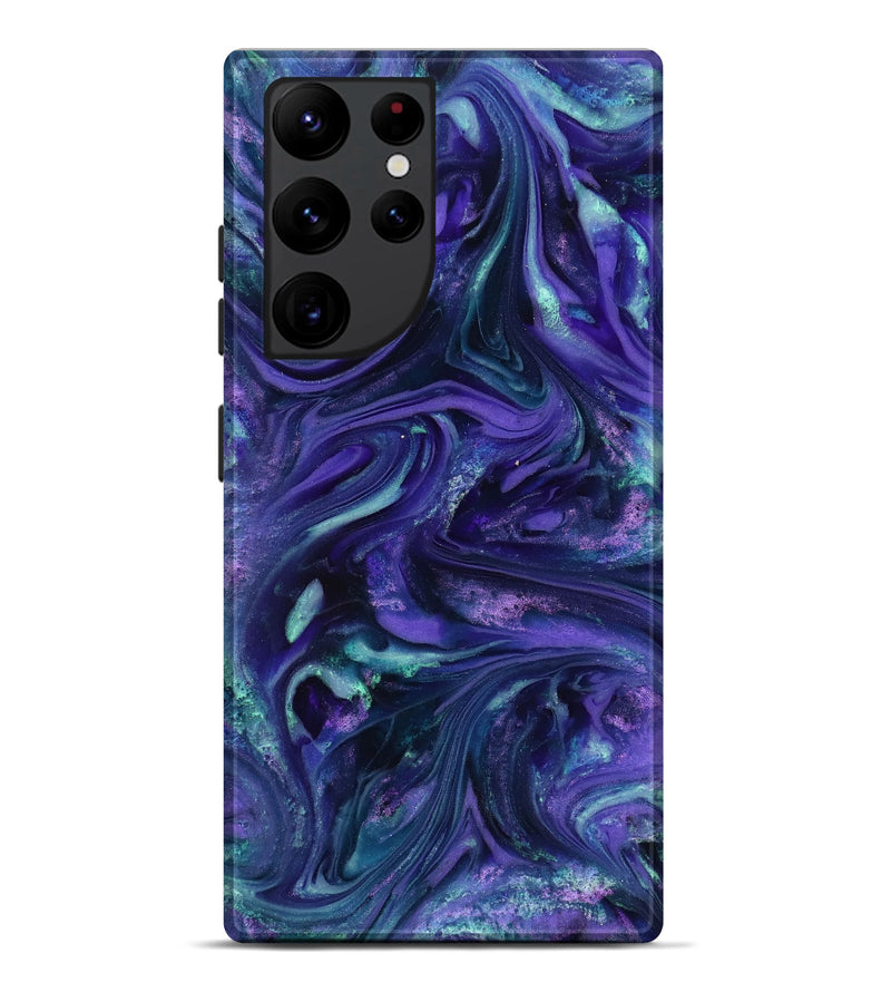 Galaxy S22 Ultra ResinArt Live Edge Phone Case - Kaisen (Purple, 818265)