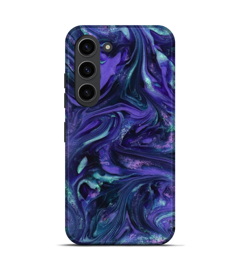 Galaxy S23 ResinArt Live Edge Phone Case - Kaisen (Purple, 818265)