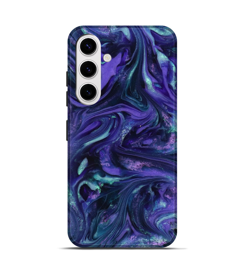 Galaxy S25 ResinArt Live Edge Phone Case - Kaisen (Purple, 818265)