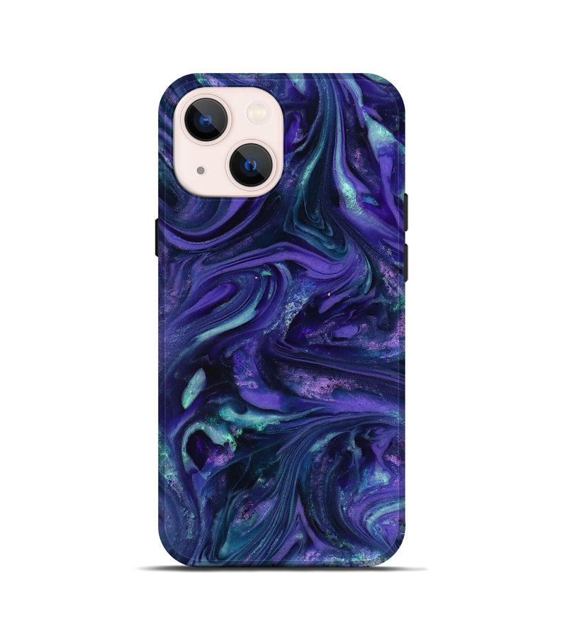 iPhone 13 mini ResinArt Live Edge Phone Case - Kaisen (Purple, 818265)