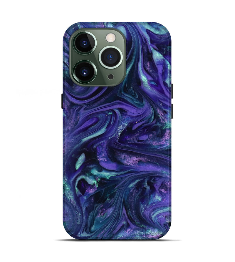 iPhone 13 Pro ResinArt Live Edge Phone Case - Kaisen (Purple, 818265)