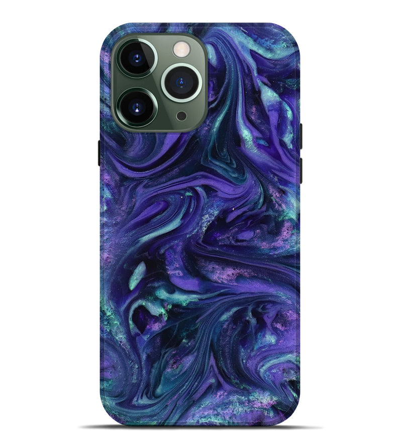 iPhone 13 Pro Max ResinArt Live Edge Phone Case - Kaisen (Purple, 818265)
