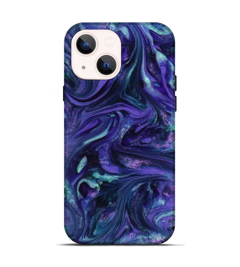 iPhone 14 ResinArt Live Edge Phone Case - Kaisen (Purple, 818265)