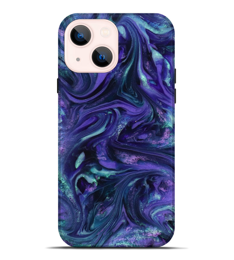 iPhone 14 Plus ResinArt Live Edge Phone Case - Kaisen (Purple, 818265)
