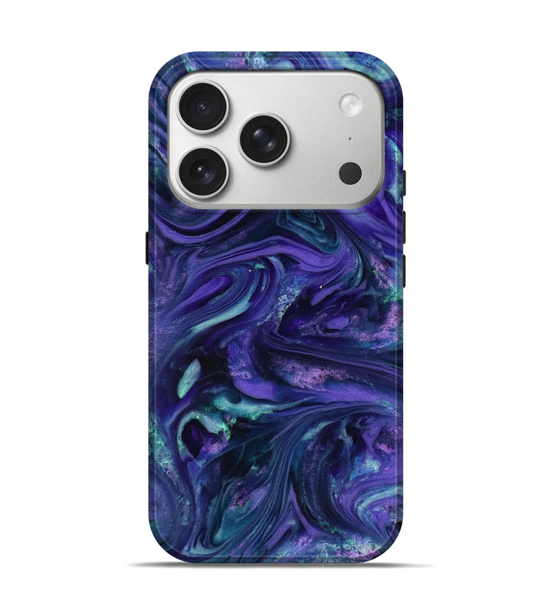 iPhone 17 Pro ResinArt Live Edge Phone Case - Kaisen (Purple, 818265)