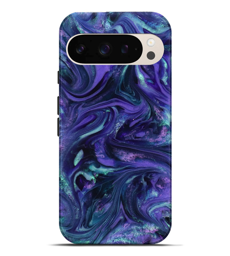 Pixel 10 Pro XL ResinArt Live Edge Phone Case - Kaisen (Purple, 818265)