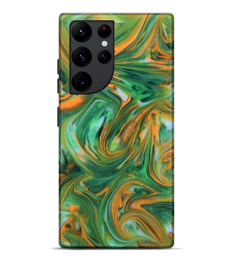 Galaxy S22 Ultra ResinArt Live Edge Phone Case - Abbie (Neon, 818266)