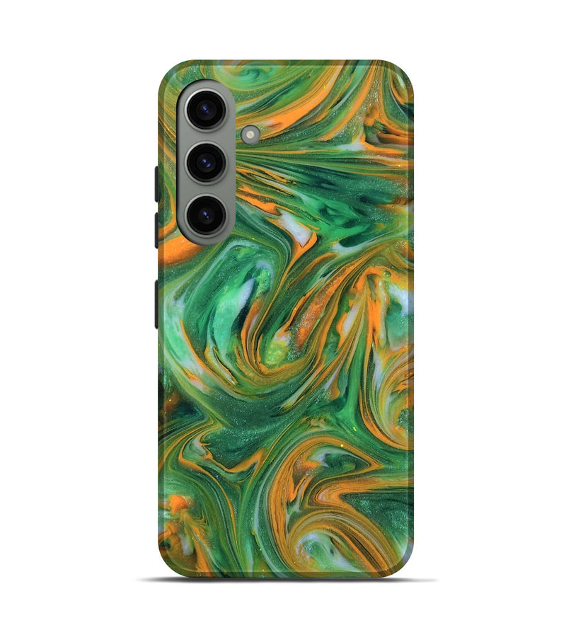 Galaxy S24 ResinArt Live Edge Phone Case - Abbie (Neon, 818266)