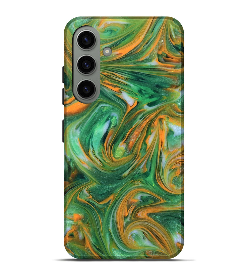 Galaxy S24 Plus ResinArt Live Edge Phone Case - Abbie (Neon, 818266)