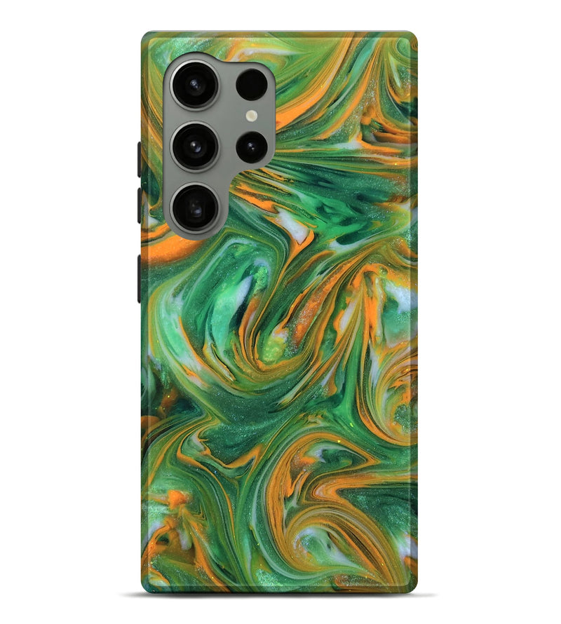 Galaxy S24 Ultra ResinArt Live Edge Phone Case - Abbie (Neon, 818266)
