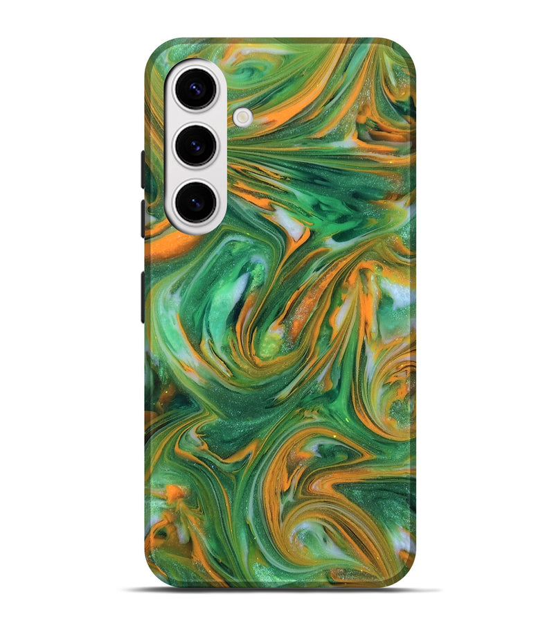Galaxy S25 Plus ResinArt Live Edge Phone Case - Abbie (Neon, 818266)