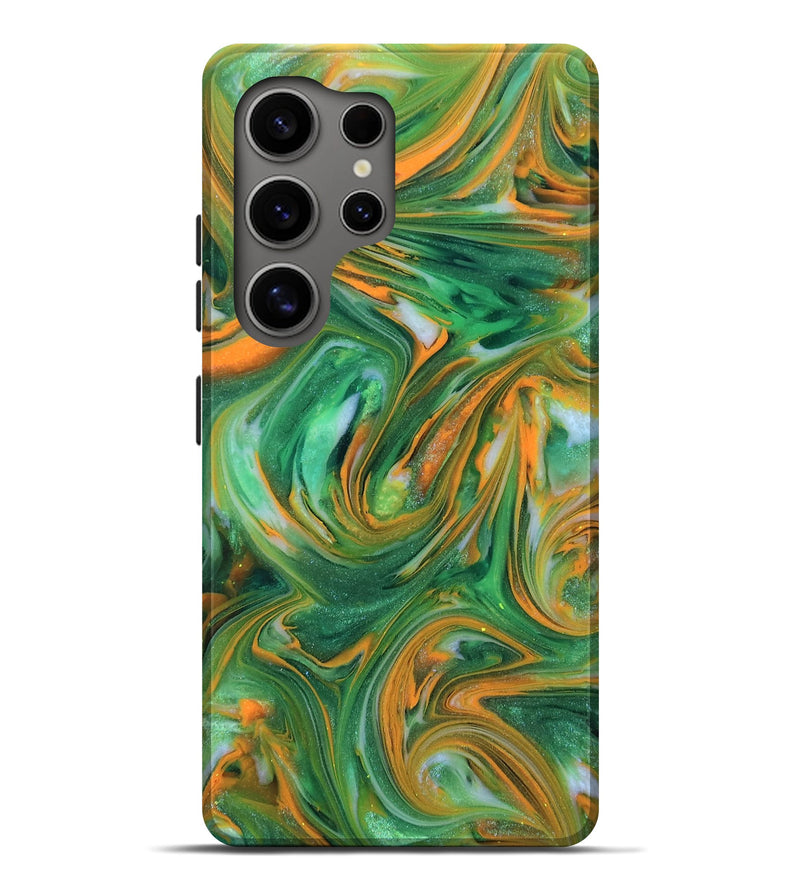 Galaxy S25 Ultra ResinArt Live Edge Phone Case - Abbie (Neon, 818266)