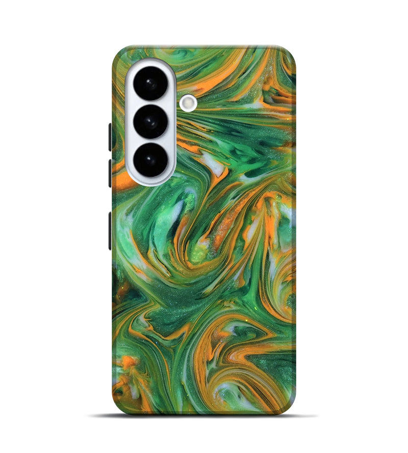 Galaxy S26 ResinArt Live Edge Phone Case - Abbie (Neon, 818266)