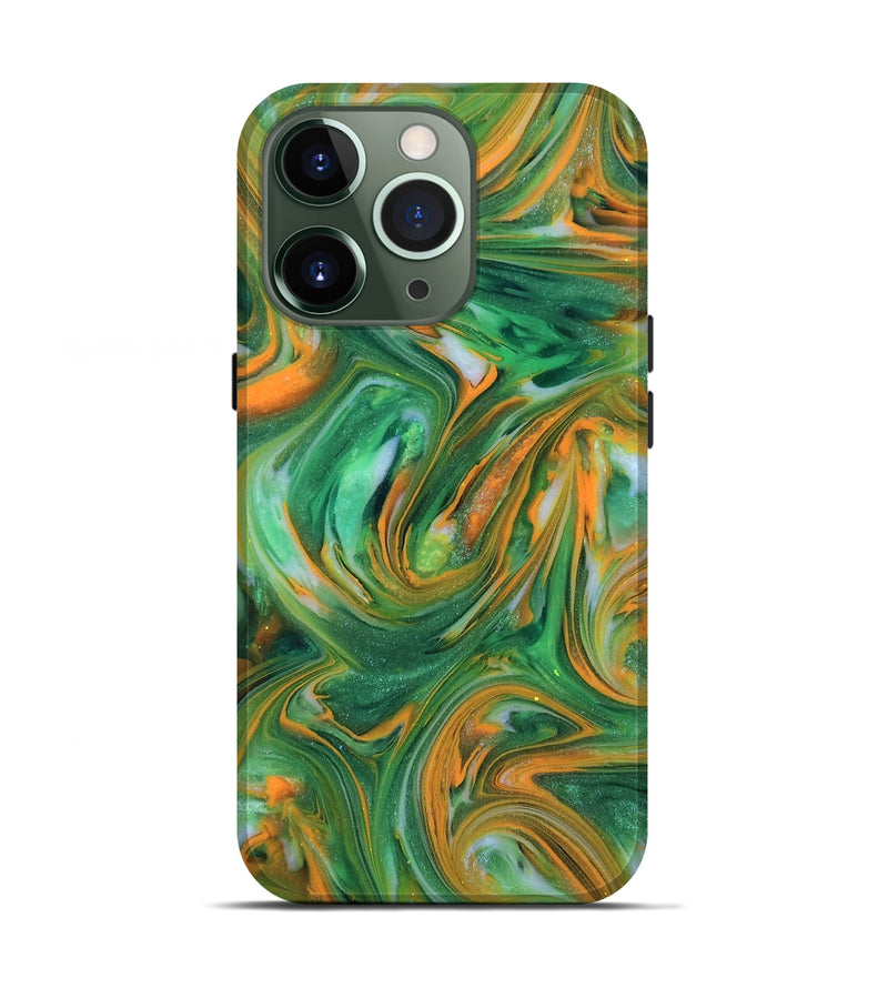 iPhone 13 Pro ResinArt Live Edge Phone Case - Abbie (Neon, 818266)