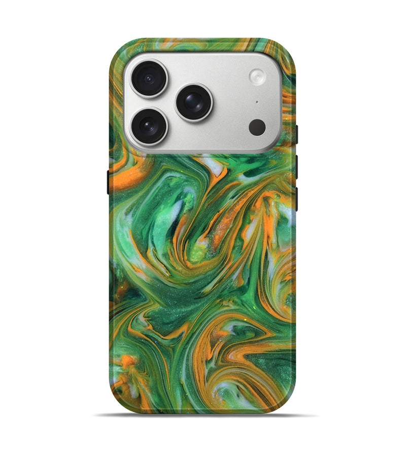 iPhone 17 Pro ResinArt Live Edge Phone Case - Abbie (Neon, 818266)