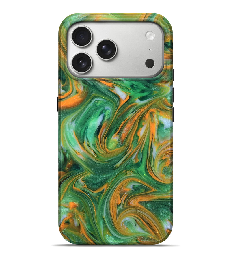 iPhone 17 Pro Max ResinArt Live Edge Phone Case - Abbie (Neon, 818266)