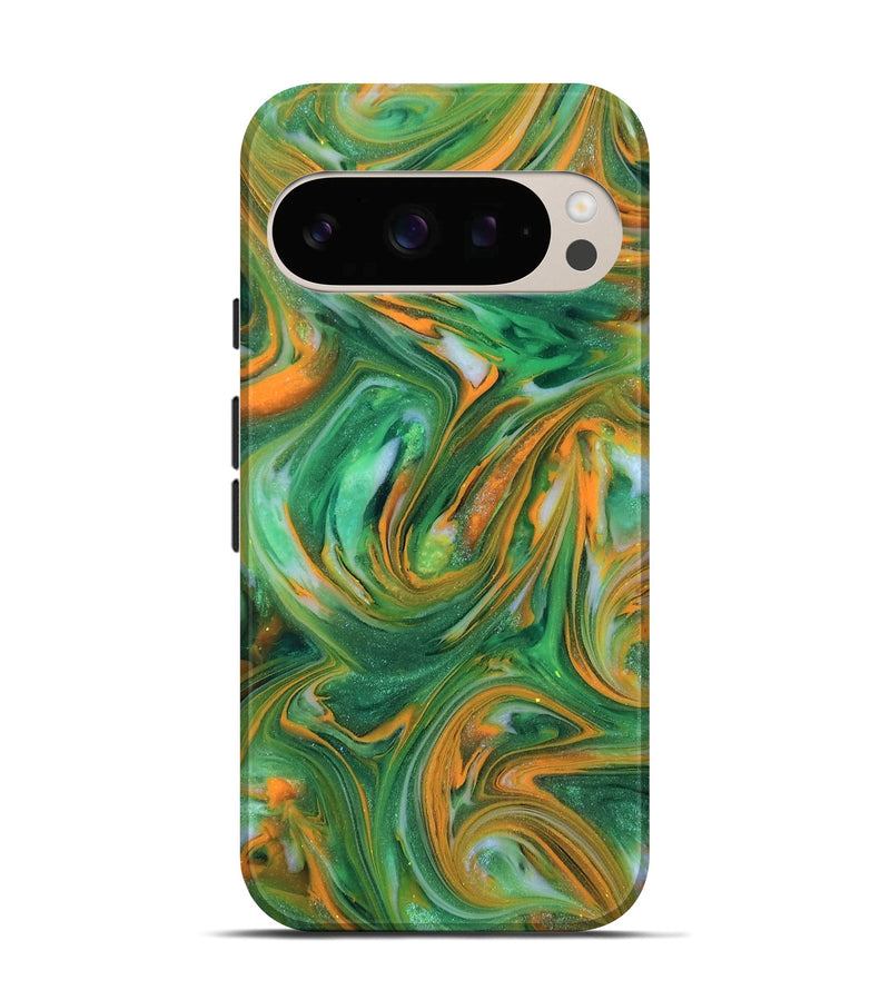 Pixel 10 ResinArt Live Edge Phone Case - Abbie (Neon, 818266)
