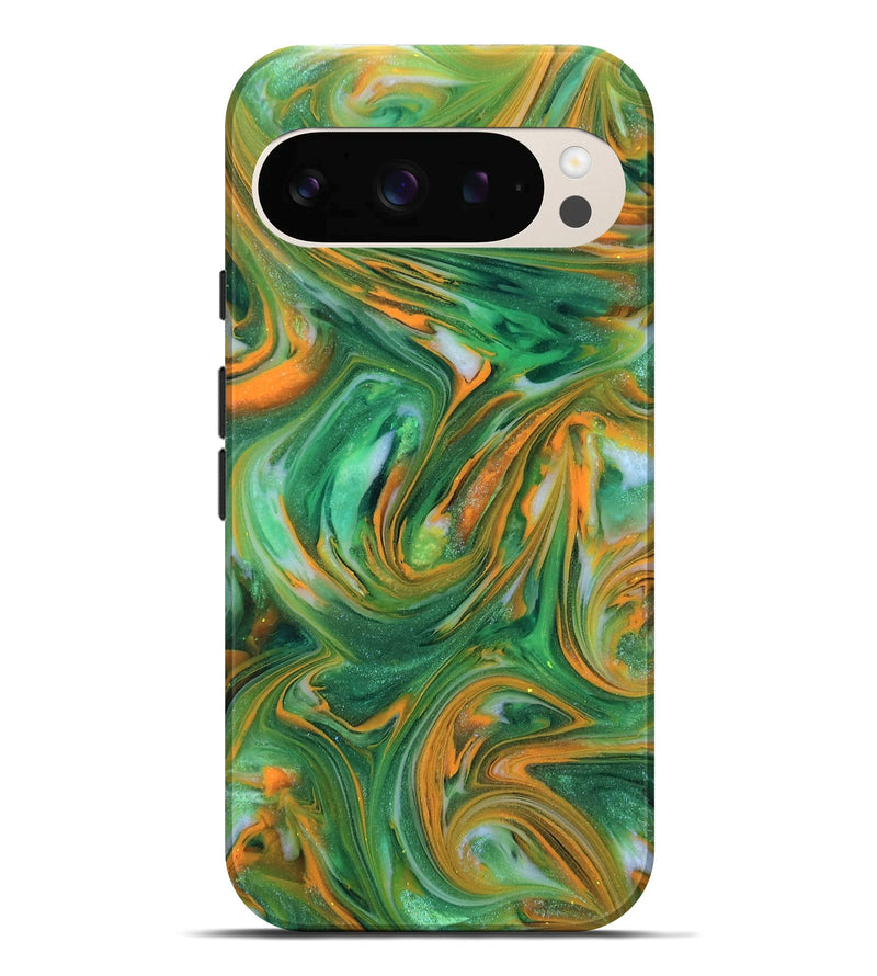 Pixel 10 Pro XL ResinArt Live Edge Phone Case - Abbie (Neon, 818266)
