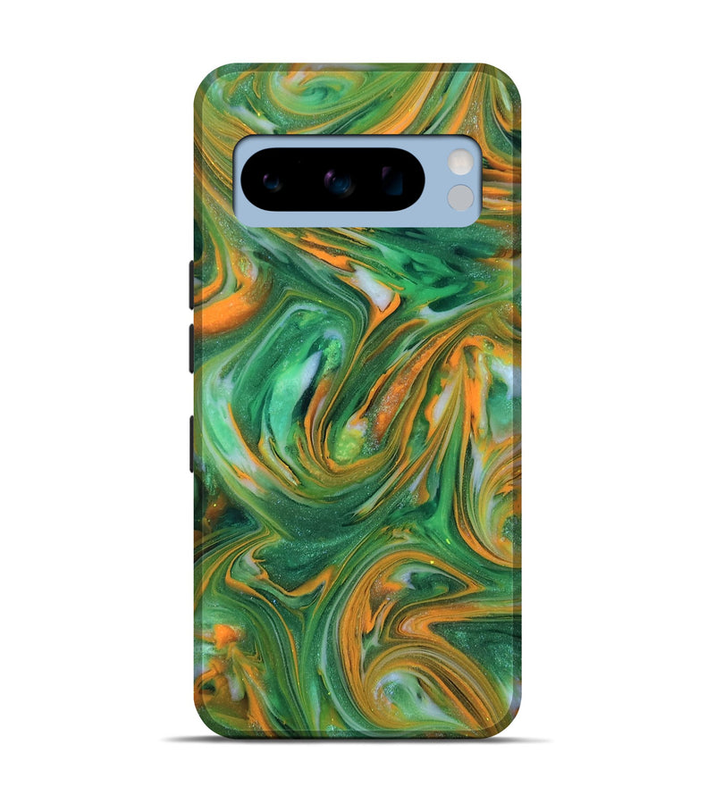 Pixel 8 Pro ResinArt Live Edge Phone Case - Abbie (Neon, 818266)
