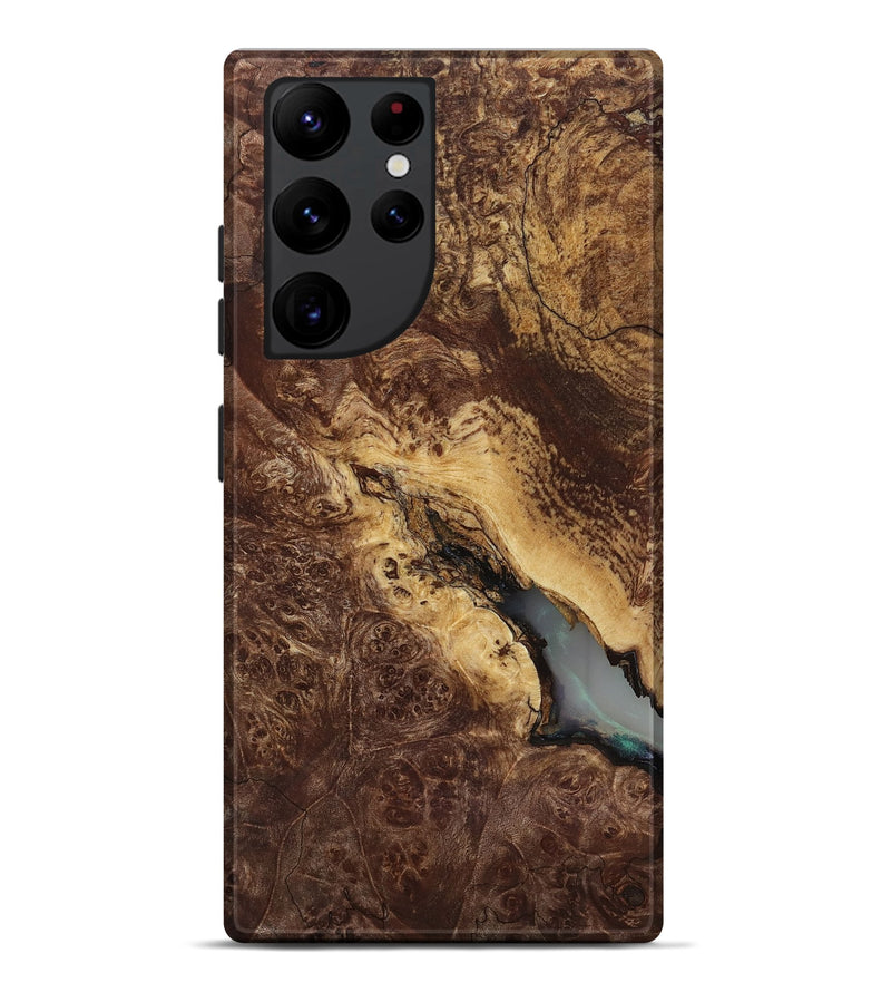 Galaxy S22 Ultra Wood Live Edge Phone Case - Manila (Wood Burl, 818267)