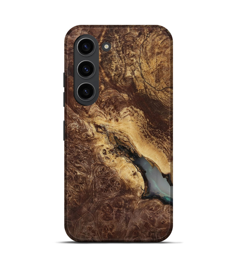 Galaxy S23 Wood Live Edge Phone Case - Manila (Wood Burl, 818267)