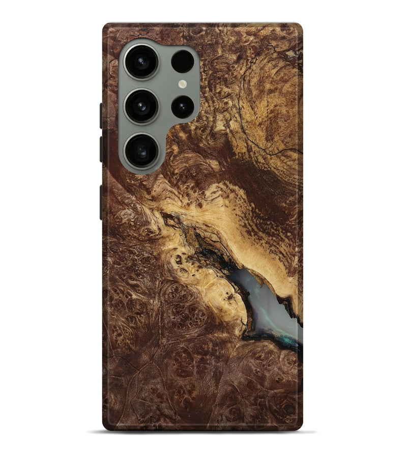 Galaxy S24 Ultra Wood Live Edge Phone Case - Manila (Wood Burl, 818267)