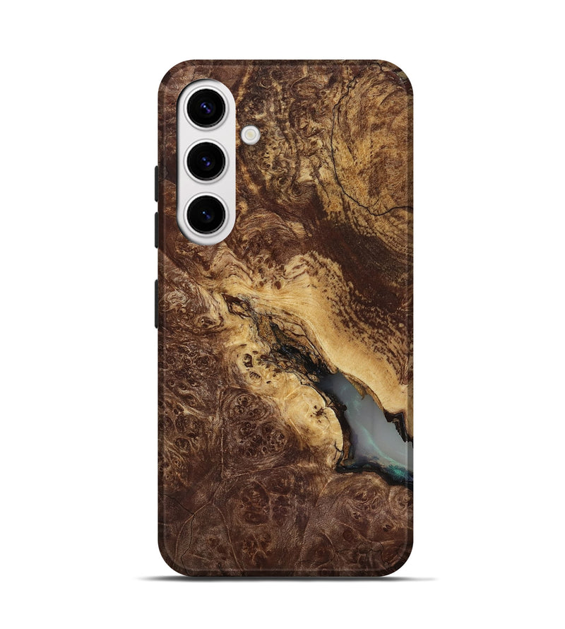 Galaxy S25 Wood Live Edge Phone Case - Manila (Wood Burl, 818267)