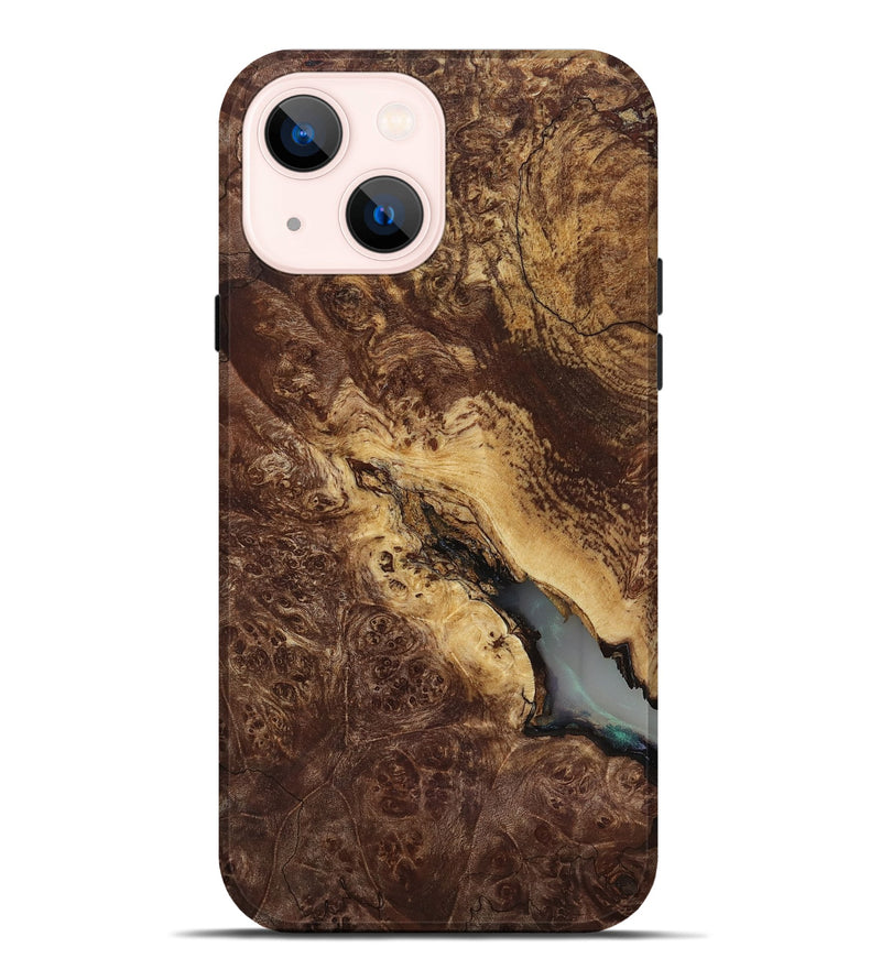 iPhone 14 Plus Wood Live Edge Phone Case - Manila (Wood Burl, 818267)