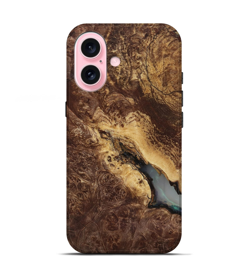 iPhone 17 Wood Live Edge Phone Case - Manila (Wood Burl, 818267)