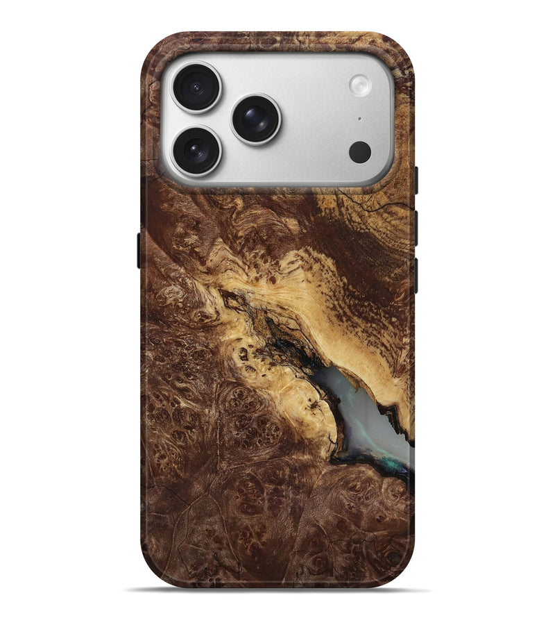 iPhone 17 Pro Max Wood Live Edge Phone Case - Manila (Wood Burl, 818267)