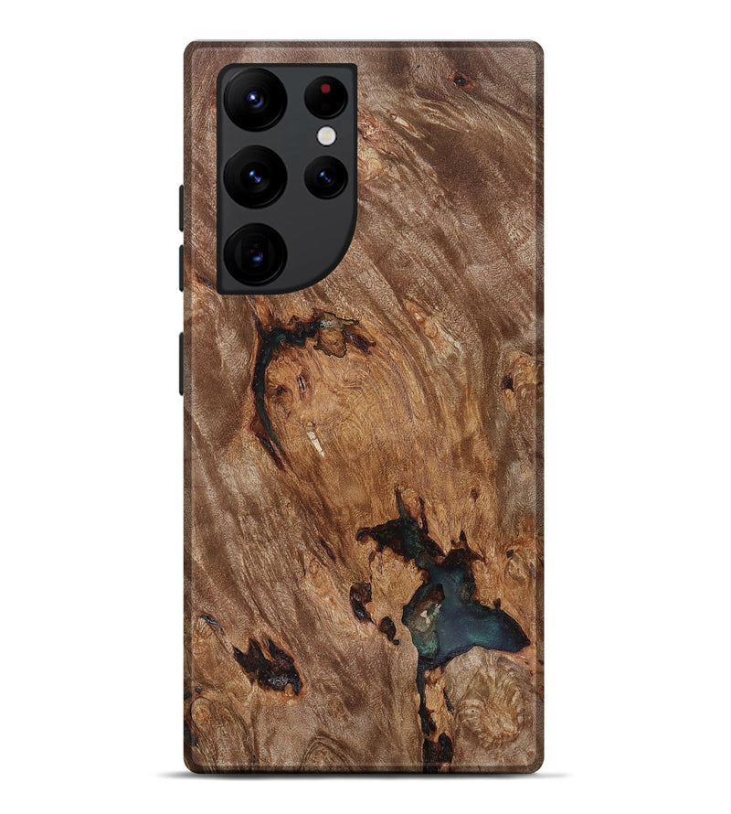 Galaxy S22 Ultra Wood Live Edge Phone Case - Debra (Wood Burl, 818268)